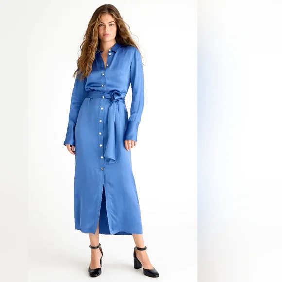 blue dress for baby girl Petal Cocktail Dress – THEIA main image 1